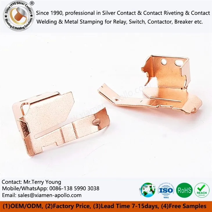 Electrical Switch Copper Stamping Contact