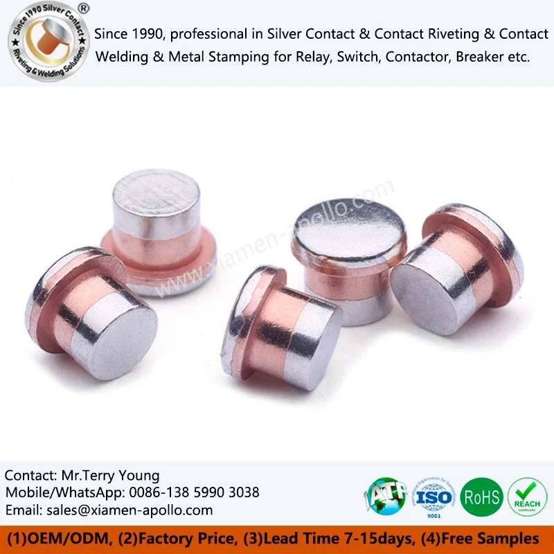 Tri Metal Contact Rivets