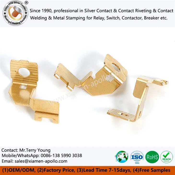 Electrical Brass Press Parts For Switch Socket