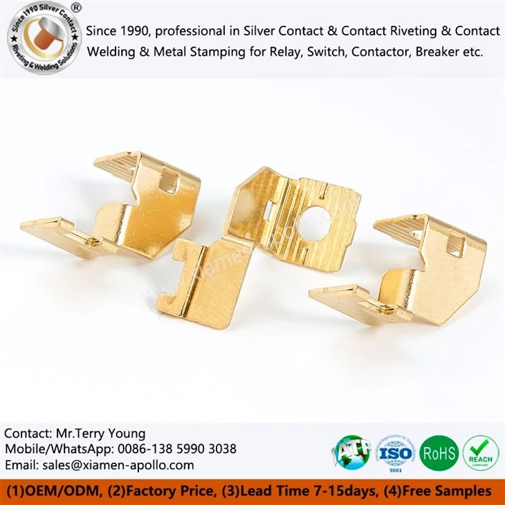 Electrical Brass Press Parts For Switch