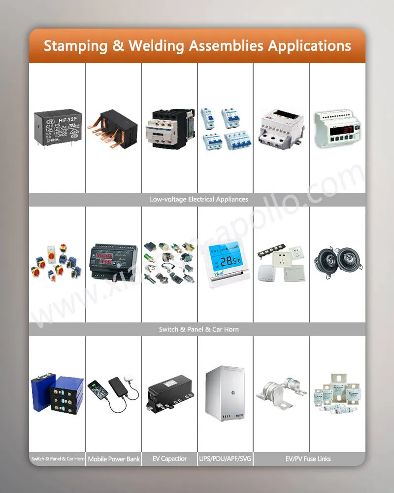Beryllium Copper Parts and Welding Assemblies Applications Beryllium Copper Parts and Welding Assemblies Applications