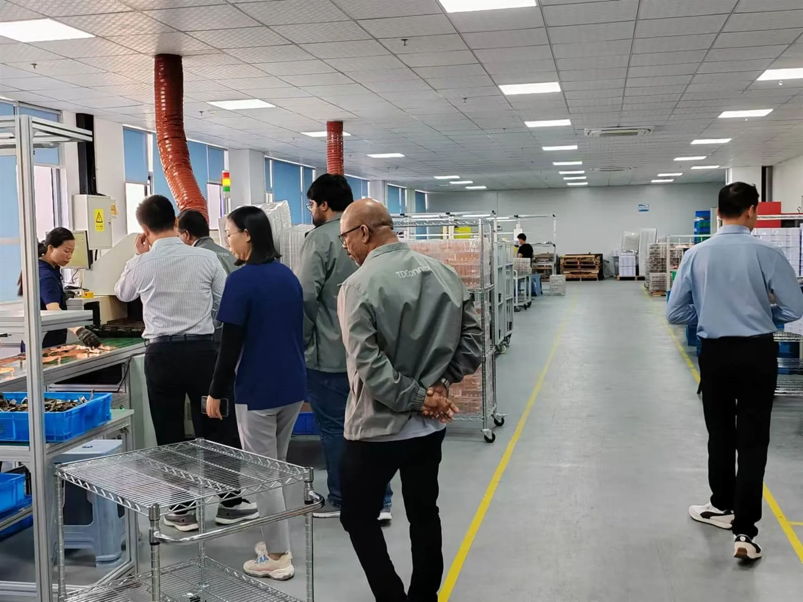 TDConnex Group Indian Team visited the production workshop TDConnex Group Indian Team visited the production workshop