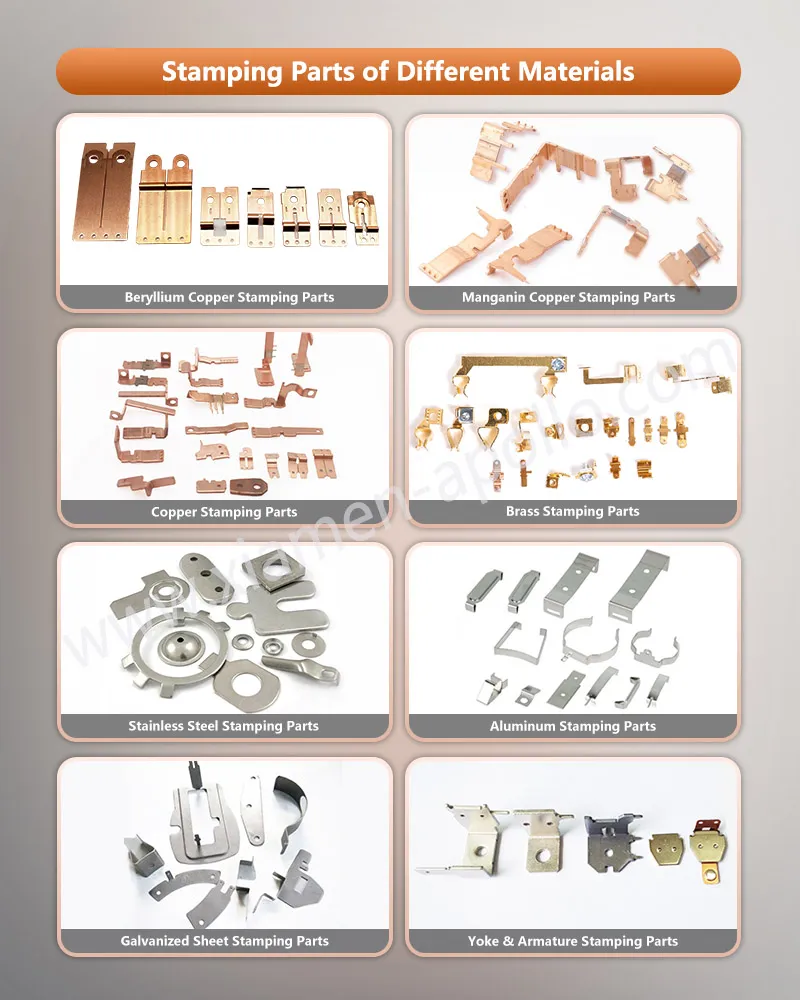 Stamping Parts of Different Materials Stamping Parts of Different Materials