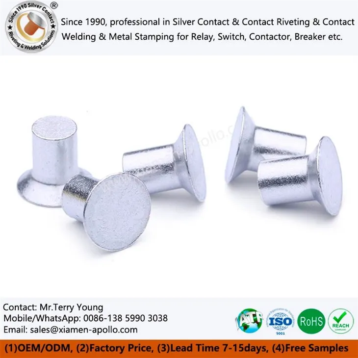 Flat Head Silver Contacts Flat Head Silver Contacts